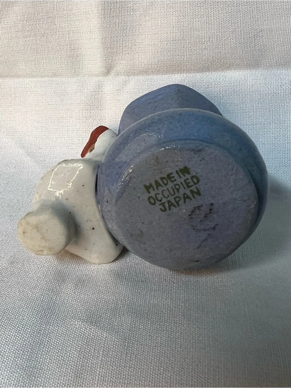 Vintage Miniature Porcelain Figurine Vase Made in Occupied Japan